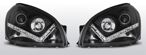 Koplampen LED DRL | Hyundai Tucson 2004-2010 | zwart, Auto-onderdelen, Verlichting, Nieuw, Hyundai, Verzenden