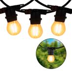 Complete set Prikkabel 20 meter Incl. 20x filament lampen 1W, Ophalen of Verzenden, Nieuw, Glas