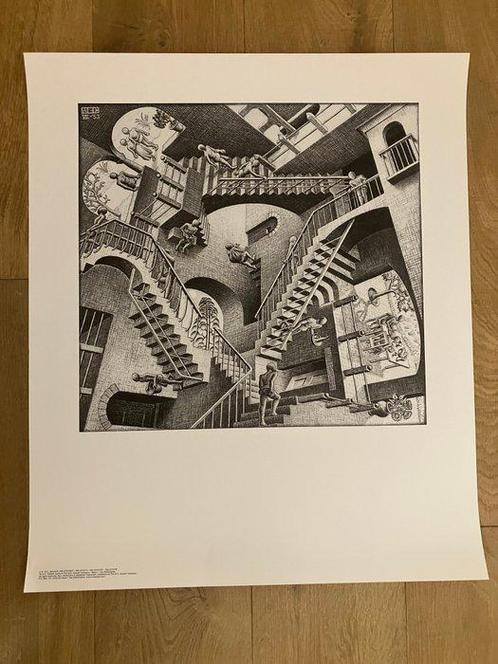 M.C. Escher - Relativity, Antiek en Kunst, Kunst | Tekeningen en Foto's