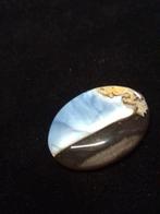Natural Owyhee Blue Opal Cabochon - 35.224 ct - moss include, Verzenden, Nieuw