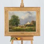 Frans Breuhaus de Groot (1796-1875) - Farmers working the, Antiek en Kunst