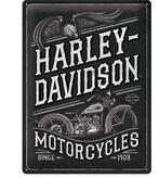 Harley-davidson reclamebord Motorcycles, Ophalen of Verzenden, Nieuw