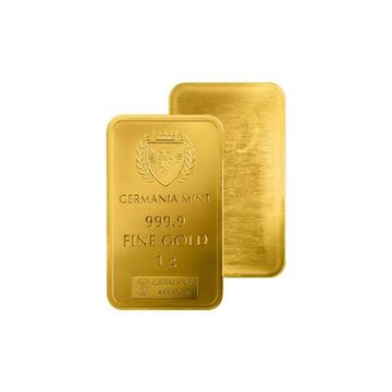 1 gram .999.9 Goud, Germania Mint beschikbaar voor biedingen
