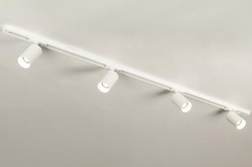 Rietveld Spots - Wit - Metaal, Huis en Inrichting, Lampen | Hanglampen, Verzenden