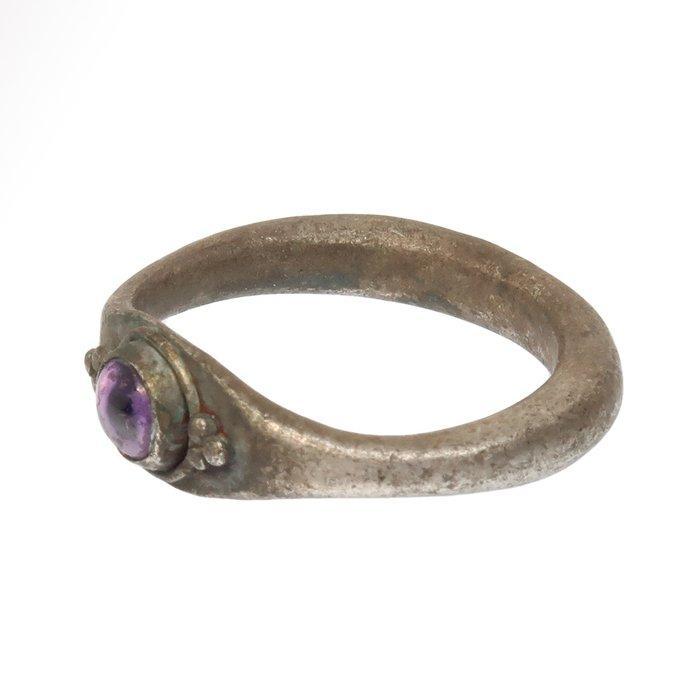 Middeleeuws Zilver Ring, Antiek en Kunst, Antiek | Overige Antiek