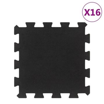 Rubbertegels 16mm zwart | Tweedekansje | OP=OP beschikbaar voor biedingen