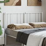 vidaXL Hoofdbord metaal wit 120 cm, Verzenden, Nieuw, Wit, Metaal