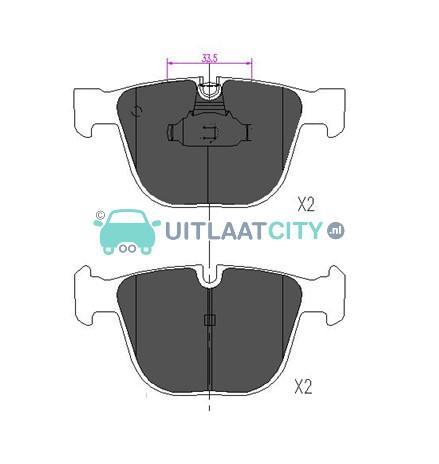 *Tip*  Remblokken BMW ROLLS ROYCE, Auto-onderdelen, Uitlaatsystemen, Nieuw, BMW, Ophalen of Verzenden