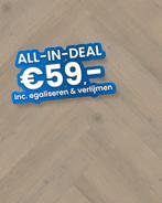 Plak pvc Visgraat licht eiken |  Belakos Attico Visgraat XL, Huis en Inrichting, Stoffering | Vloerbedekking, Ophalen, Nieuw