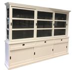 Buffetkast wit - grijs Sneek 300cm soft close, Huis en Inrichting, Kasten | Buffetkasten, Ophalen of Verzenden, Nieuw