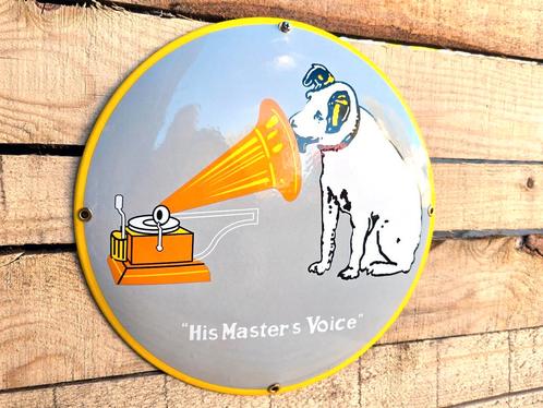 His Master's Voice – A Timeless Icon of Sound and Loyalty Em, Verzamelen, Merken en Reclamevoorwerpen, Verzenden