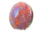Agaat Cabochon - Hoogte: 30 mm - Breedte: 30 mm- 9.8 g - (1)