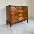 Ladekast - Hout, Marmer, Messing, Walnoot, Antiek en Kunst