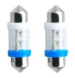 C5W autolamp 2 stuks blauw | LED festoon 31mm | SV8.5 0.49W, Verzenden, Nieuw
