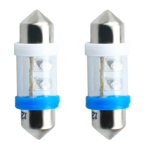 C5W autolamp 2 stuks blauw | LED festoon 31mm | SV8.5 0.49W, Huis en Inrichting, Lampen | Overige, Nieuw, Verzenden