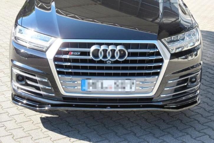 Voorspoiler Audi SQ7 / S-Line Maxton Glanzend Zwart, Auto-onderdelen, Carrosserie en Plaatwerk, Ophalen of Verzenden