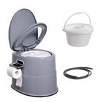 Draagbaar Campingtoilet met Afneembare Emmer 5 Liter, Verzenden, Nieuw