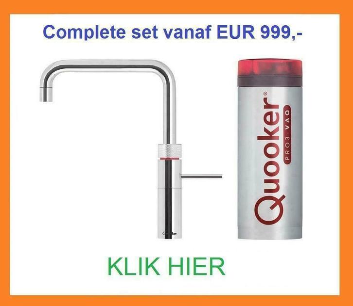 Complete Quooker Fusion kokend water kraan set incl. boiler, Huis en Inrichting, Keuken | Keukenbenodigdheden, Nieuw, Verzenden