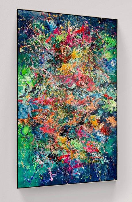 Ivanka Matiss - Monets gardens N.14 XXL, Antiek en Kunst, Kunst | Schilderijen | Modern