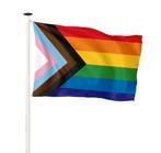 NR 558: Progress Pride Vlag 150x225cm (voor masten 6 of 7, Nieuw