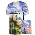 Kingdo Minecraft Shirt en Broekje - Voetbaltenue - Kinderen, Verzenden, Nieuw