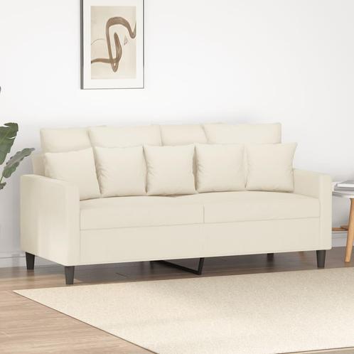 Creme Bank 2-zits 140cm - OP = OP! Stijlvolle Retourdeal, Huis en Inrichting, Banken | Bankstellen, 150 tot 200 cm, 75 tot 100 cm