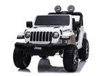 Jeep Wrangler Rubicon, 12 volt elektrische kinderauto, Leder, Ophalen of Verzenden, Nieuw