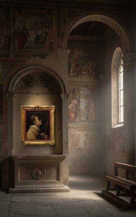 École Napolitaine (XVII-XVIII) - Saint Stéphane, le premier, Antiek en Kunst, Kunst | Schilderijen | Klassiek