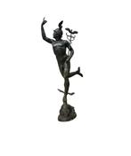 After Giambologna - Beeld, Mercury - 187.5 cm - Brons, Antiek en Kunst