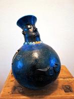 Porcupine Ceramics - Beeld, Bolle man met hoed XL - Uniek -