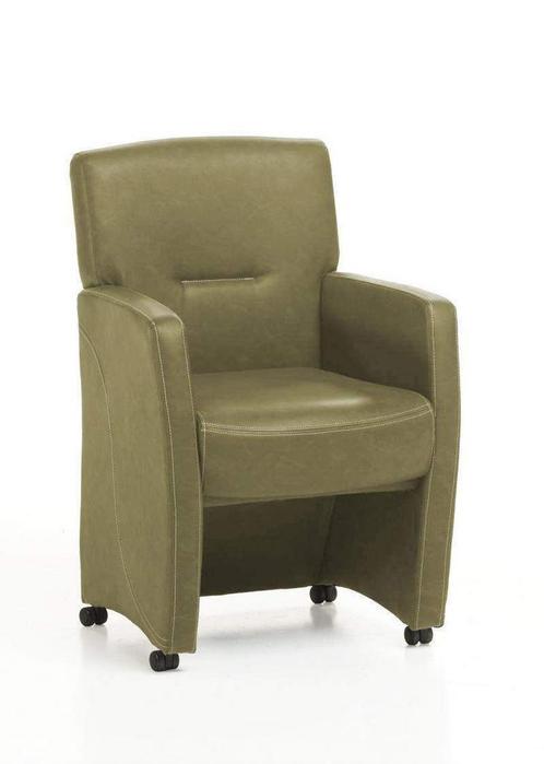 Eetkamerstoel Cindy - eetkamerstoelen - Groen, Huis en Inrichting, Stoelen, Nieuw, Stof