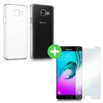 Samsung Galaxy A3 2016 Transparant TPU Hoesje + Screen, Telecommunicatie, Mobiele telefoons | Toebehoren en Onderdelen, Nieuw
