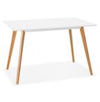 Design witte 'MARIUS' tafel / bureau in Scandinavische stijl