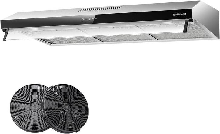 Design Afzuigkap 90cm Dubbelmotor | Tweedekansje OP=OP, Witgoed en Apparatuur, Afzuigkappen, Inbouw, Motor, Nieuw, Wandschouwkap