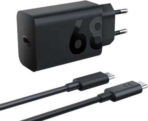 Lenovo USB-C Wall Charger - 68W - Zwart (Opladers en kabels), Telecommunicatie, Mobiele telefoons | Telefoon-opladers, Nieuw, Verzenden