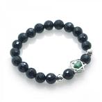 Zonder Minimumprijs - Armband Zilver Toermalijn - Malachiet, Sieraden, Tassen en Uiterlijk, Armbanden, Nieuw