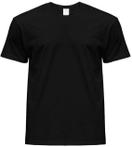 2x T-shirt Zwart met ronde hals. XXL