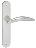 Deurkruk / Deurklink Windsor op schild Ovaal Blind Aluminium, Doe-het-zelf en Verbouw, Ophalen of Verzenden, Nieuw