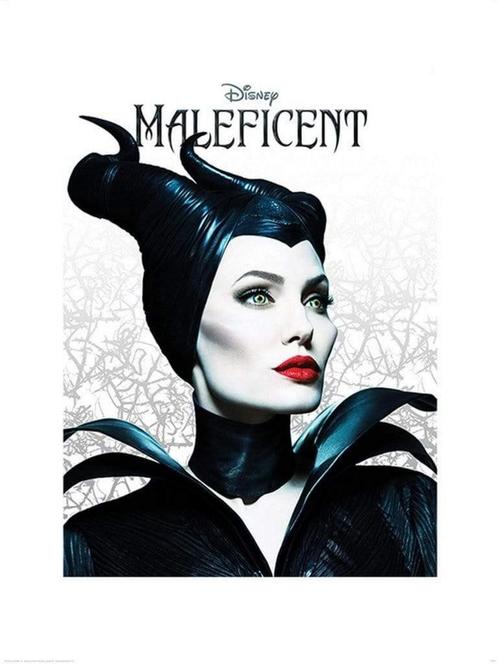 Kunstdruk Maleficent Pose 60x80cm, Huis en Inrichting, Woonaccessoires | Schilderijen, Tekeningen en Foto's, Nieuw, Verzenden