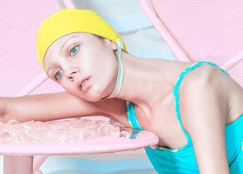 Elena Paraskeva - The Lost Swimmer #4 - XL, Antiek en Kunst, Kunst | Schilderijen | Modern