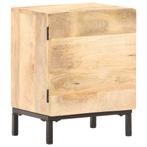 vidaXL Nachtkastje 40x30x51 cm massief mangohout, Minder dan 45 cm, Verzenden, Nieuw, Minder dan 55 cm