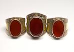 Drie vintage Tekke-ringen - 925 Zilver - Turkmenistan