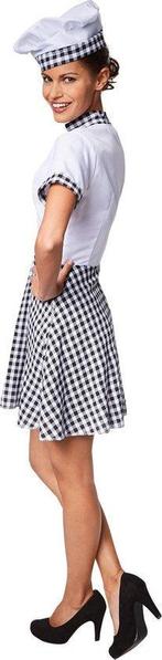2dekans | dressforfun - Vrouwenkostuum chef-kokkin M -, Ophalen of Verzenden, Zo goed als nieuw