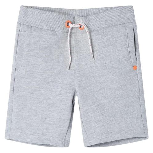 vidaXL Kindershorts met trekkoord 128 grijs, Kinderen en Baby's, Kinderkleding | Overige, Nieuw, Verzenden