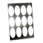 Logo-galettes sjabloon RVS Ovaal Groot, Hobby en Vrije tijd, Verzenden, Nieuw