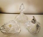 Art Deco Toiletset (3) - Bleikristal - Kristal - Art Deco