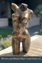 Bronzen Beeld TORSO van Man en Vrouw - Licht erotisch BRONS, Antiek en Kunst, Verzenden