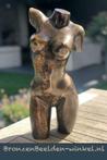 Bronzen Beeld TORSO van Man en Vrouw - Licht erotisch BRONS