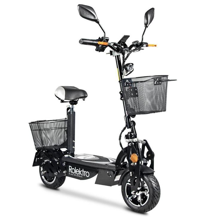 Rolektro E-Joy 20 (Gel Accu) Opvouwbare Scooter €1099,-!, Fietsen en Brommers, Scooters | Overige merken, Maximaal 25 km/u, Elektrisch