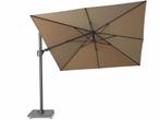 Challenger T2 zweefparasol 300x300 cm taupe, Ophalen of Verzenden, Nieuw